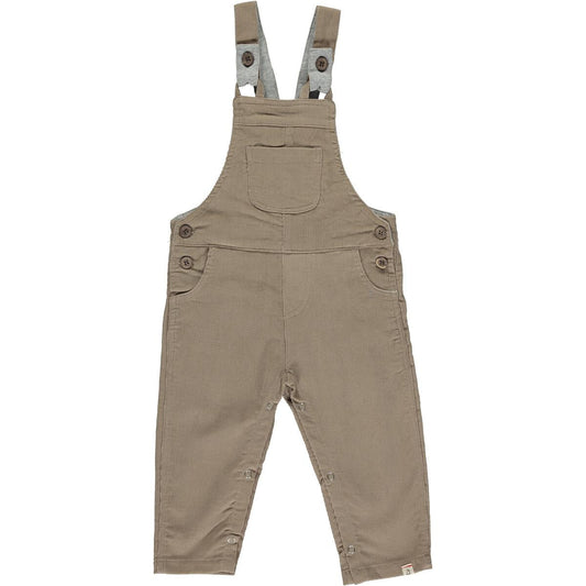 Me & Henry - Salopette en corduroy beige (12/18 mois)