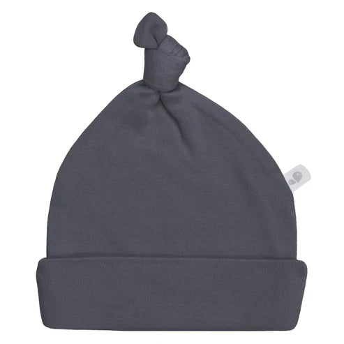 Perlimpinpin - Bonnet pour bébé en bambou - charcoal, (1-3 mois)