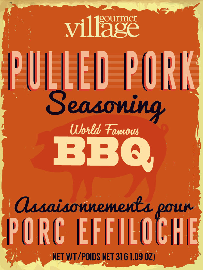 Gourmet du village - Assaisonnement pour porc effiloché