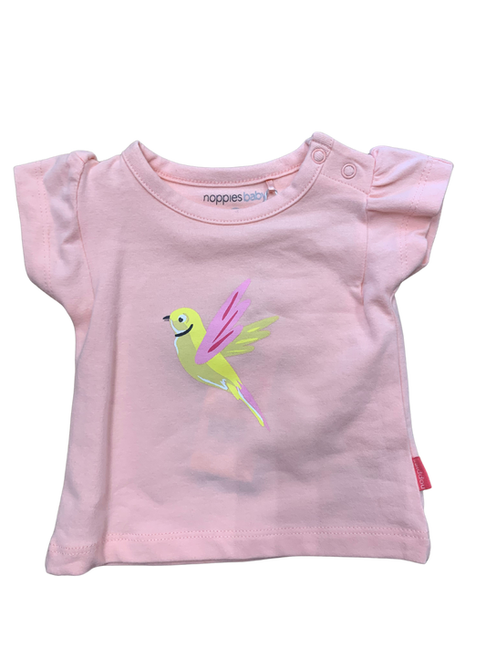 Noppies - Chandail rose avec colibri, 0-1 mois