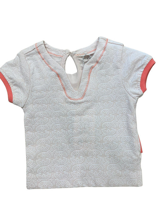 Noppies - Chandail rose à motif, 0-1 mois