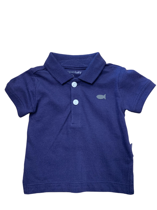 Noppies - Polo marine poisson (2/4 mois)