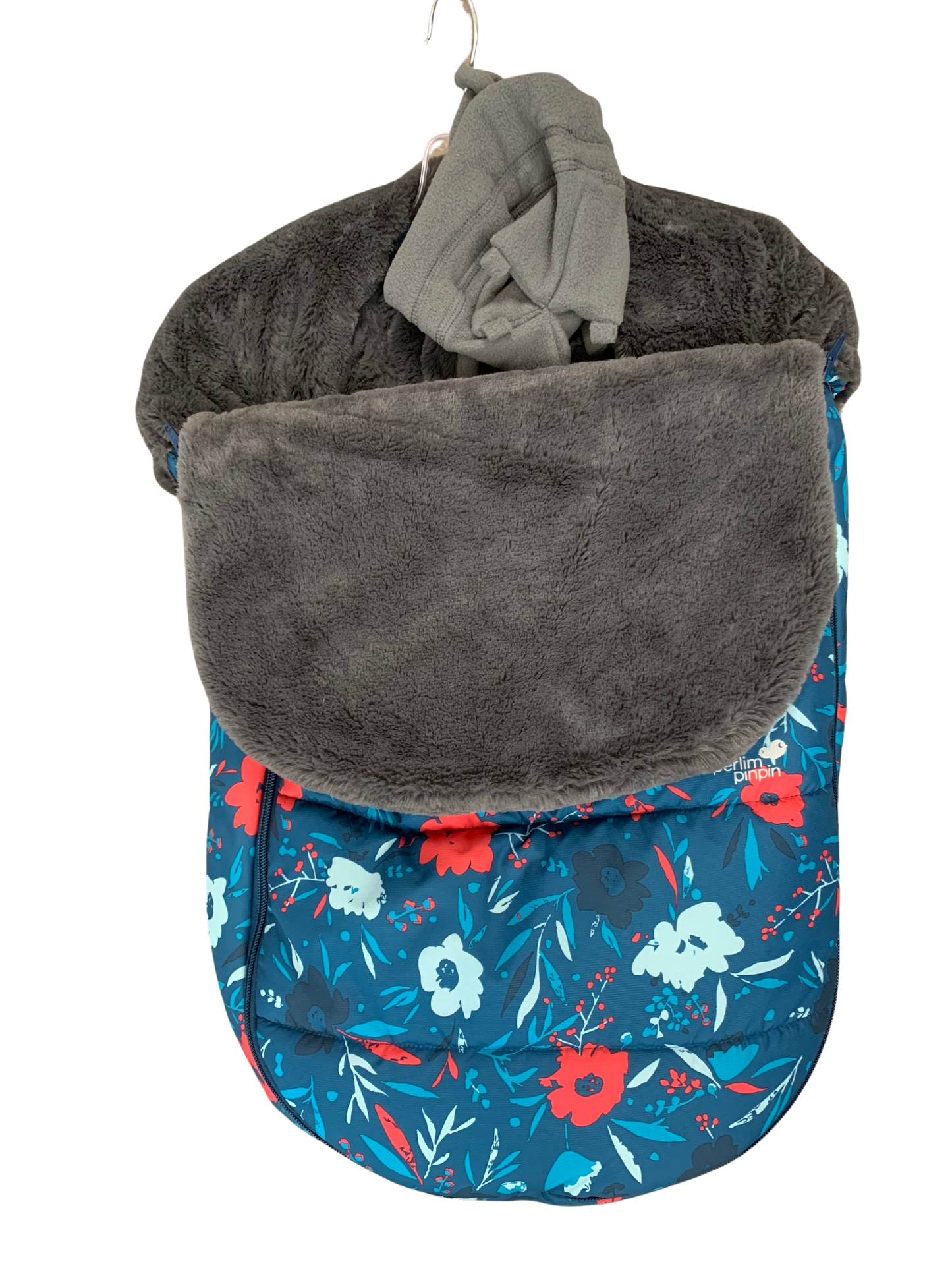 Perlimpinpin -  Couvre siège de voiture Hiver, fleuris bleu