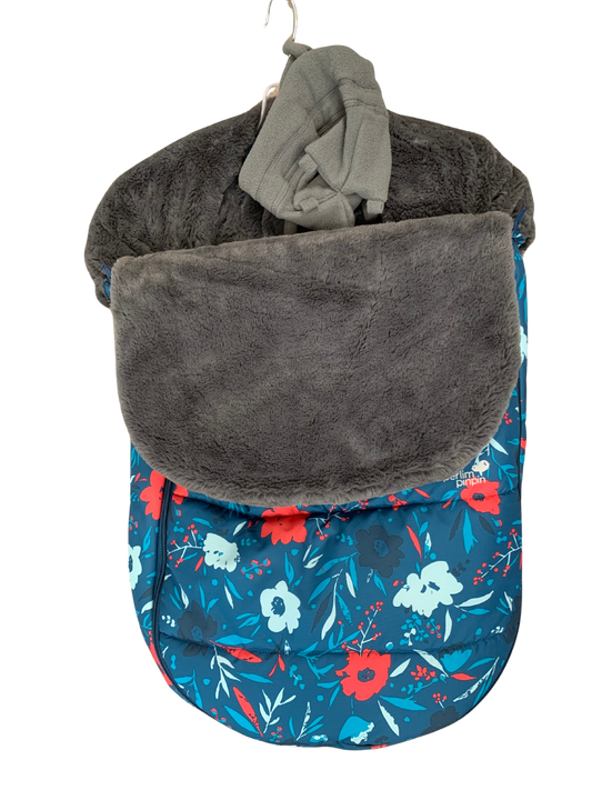 Perlimpinpin -  Couvre siège de voiture Hiver, fleuris bleu