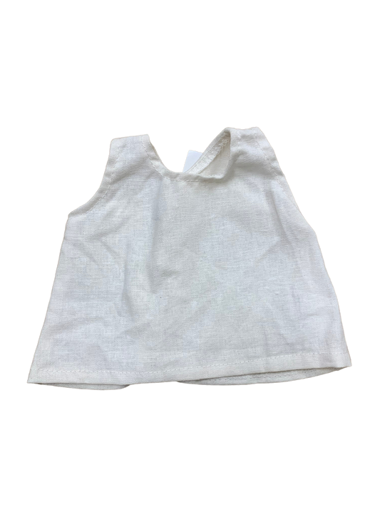 Veille sur toi - Camisole blanche pour poupée gordis