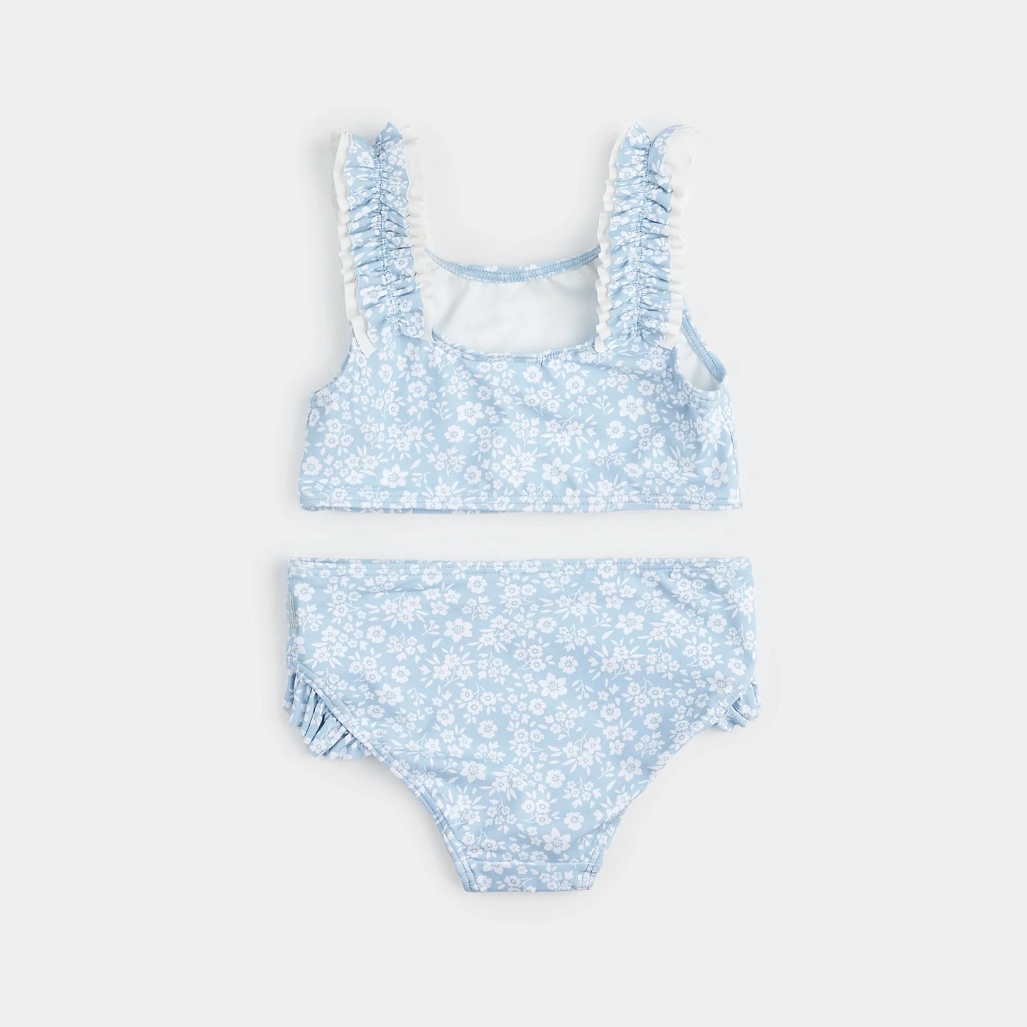 Petit lem - Bikini bleu ciel à imprimé floral (2 ans)