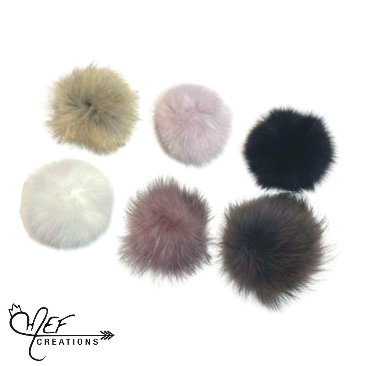 M.E.F Créations - Tuque à pompon doublure en polar adulte - Noir fleuris
