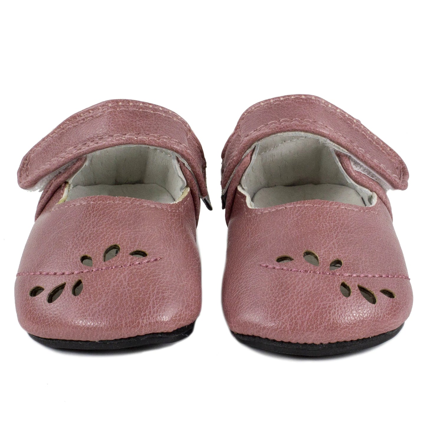 Jack & Lily - Soulier en cuir, Laura rose (18/24 mois)