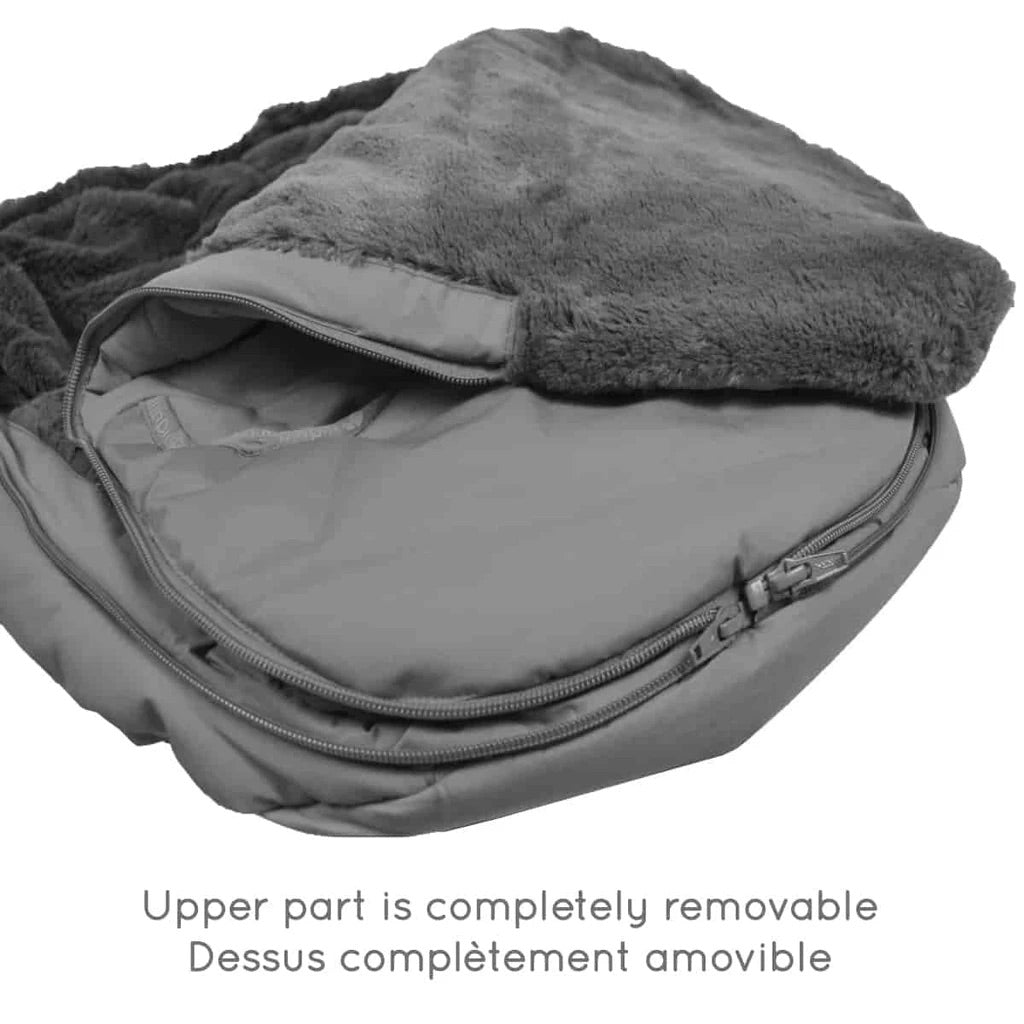 Perlimpinpin - Couvre siège de voiture Hiver - charcoal et new marine
